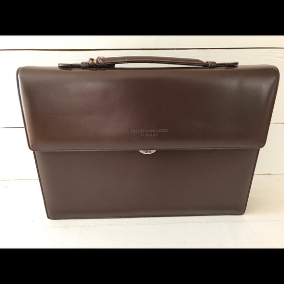 Vintage Gianfranco Lotti mini attaché brown - Picture 1 of 8